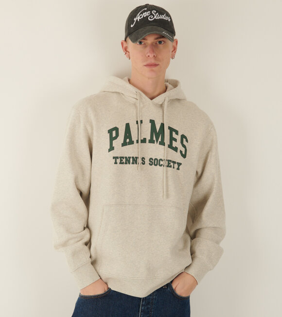 Palmes - Mats Hooded Sweatshirt Light Grey