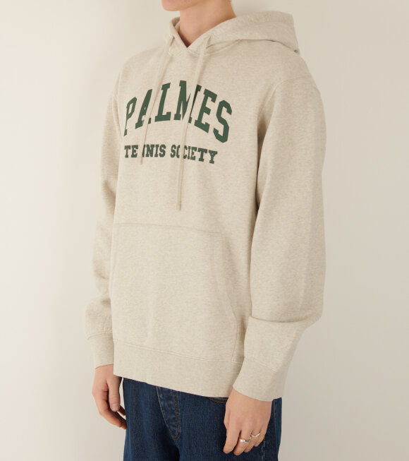 Palmes - Mats Hooded Sweatshirt Light Grey