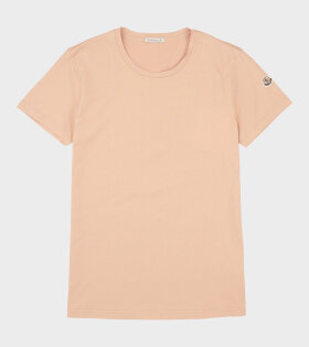Cotton Jersey T-shirt Dusty Peach Pink