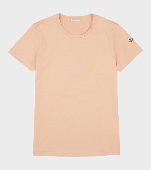 Moncler - Cotton Jersey T-shirt Dusty Peach Pink