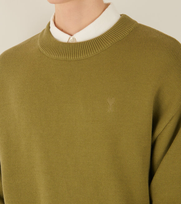 AMI - Crewneck Sweater Olive