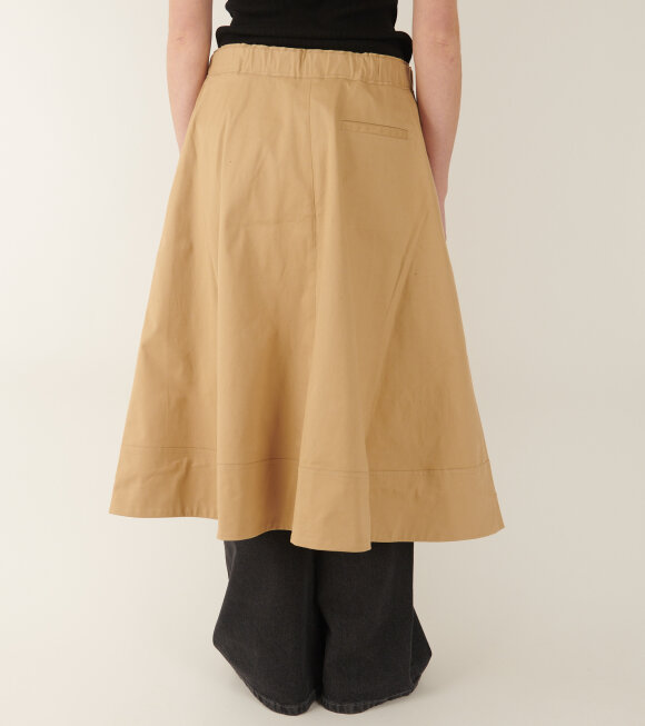 AF Agger - Canvas Sun Skirt Beige