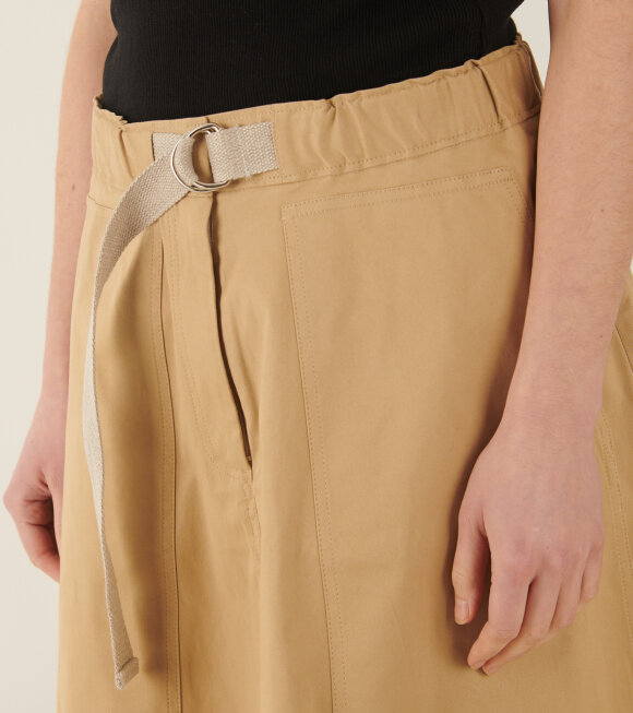 AF Agger - Canvas Sun Skirt Beige