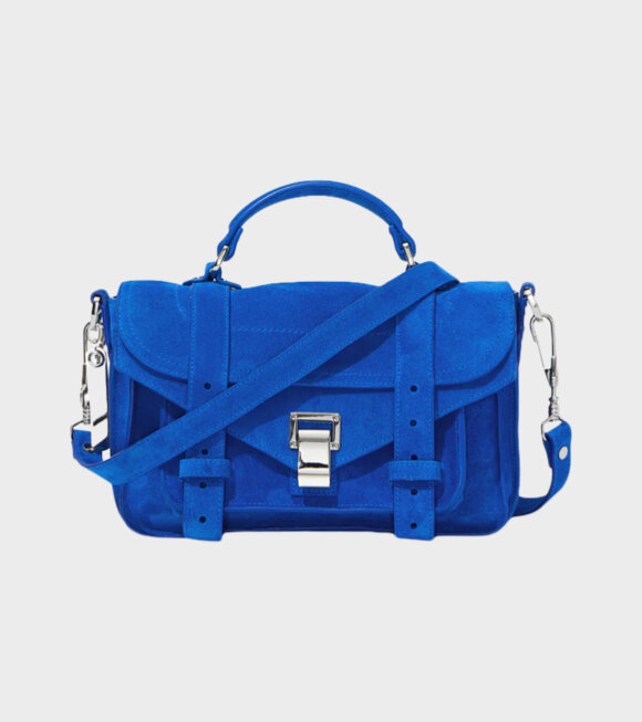Proenza Schouler - Suede PS1 Tiny Bag Electric Blue