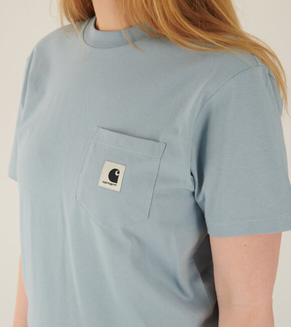 Carhartt WIP - W S/S Pocket T-shirt Frosted Blue