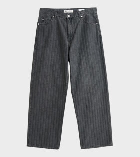 Vast Cut Jeans Washed Grey Torino Stripe