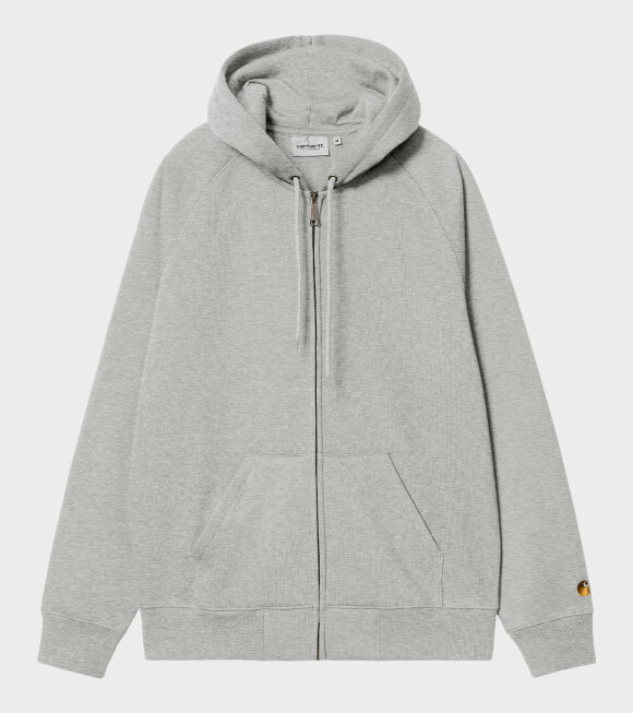 Carhartt WIP - Hooded Chase Jacket Grey Heather/Gold