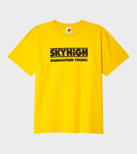Construction Graphic Logo T-shirt Yellow