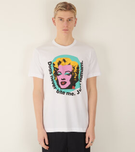 Andy Warhol T-shirt White/Turquoise