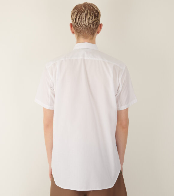 Comme des Garcons Shirt - Patchwork Shirt White/Light Blue 