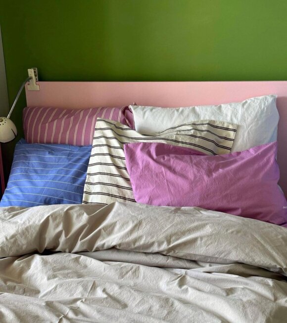 Tekla - Percale Pillow 60x63 Mallow Pink