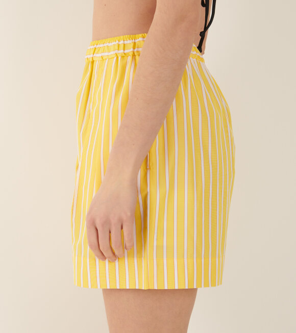 Saks Potts - Zia Shorts Yellow Melon Stripe