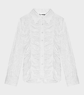 Teresa Ruched Shirt White