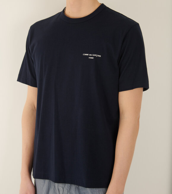 Comme des Garcons Homme - Basic Logo T-shirt Navy