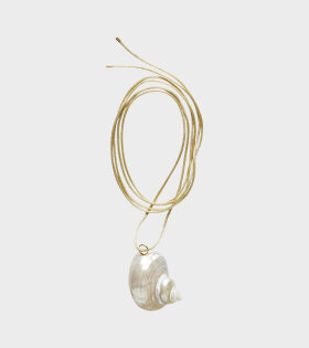 Shell On A String White