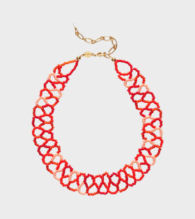 Tattoo Choker Necklace Red 