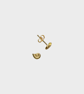 Spiral Stud Earring Gold