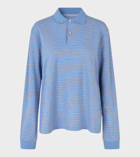 Serena Polo Shirt Blue Stripe