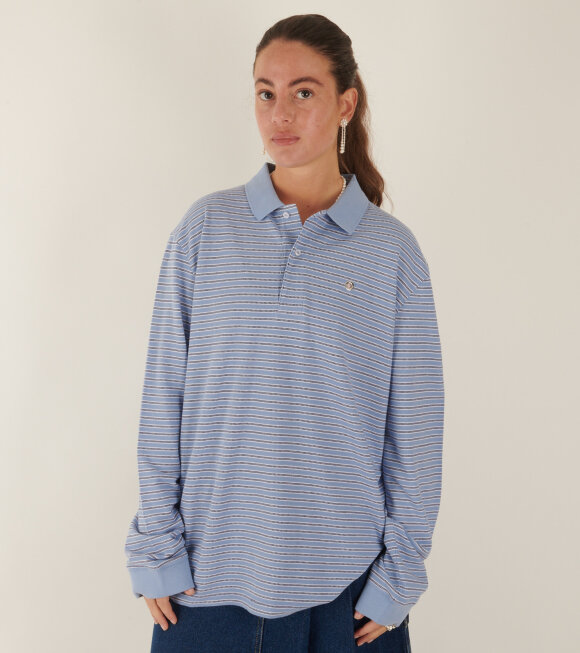 Saks Potts - Serena Polo Shirt Blue Stripe