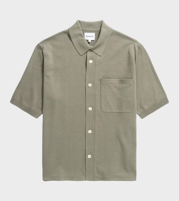 Norse Projects - Rollo Cotton Linen S/S Shirt Clay
