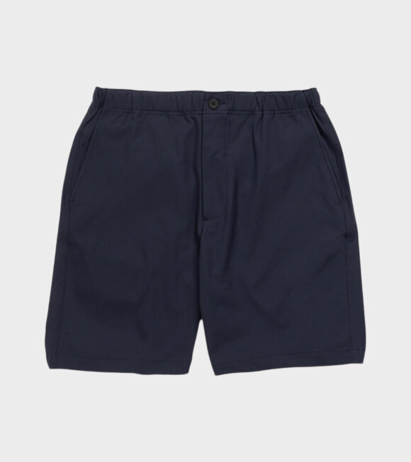 Norse Projects - Erza Relaxed Soletex Twill Shorts Dark Navy 