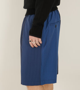 Marni - Two Striped Shorts Blue 