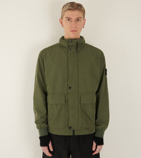 Micro Twill Jacket Army Green