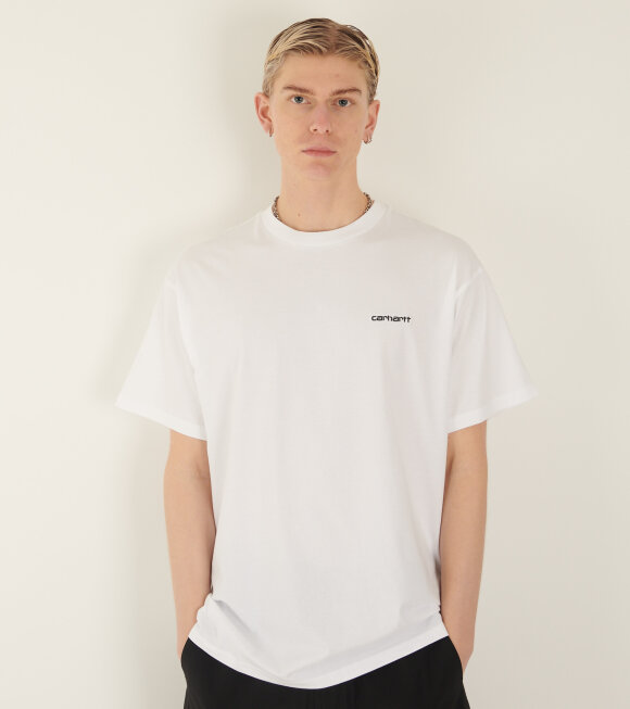 Carhartt WIP - S/S Script Embroidery T-shirt White