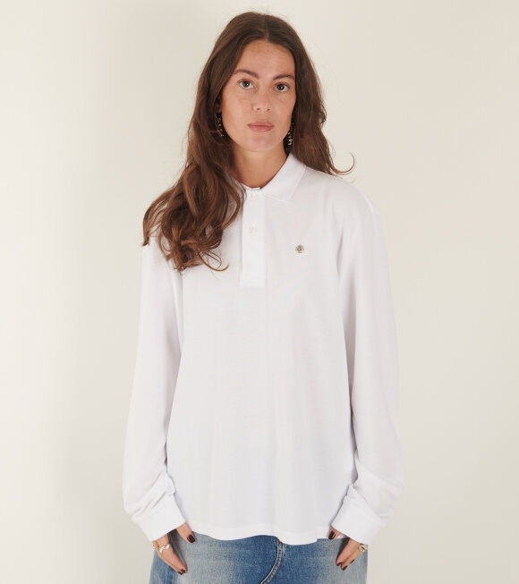 Saks Potts - Serena Polo Shirt White