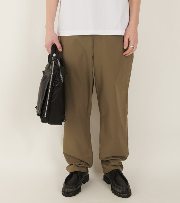 Norse Projects - Erza Relaxed Soletex Twill Trouser Sediment Green