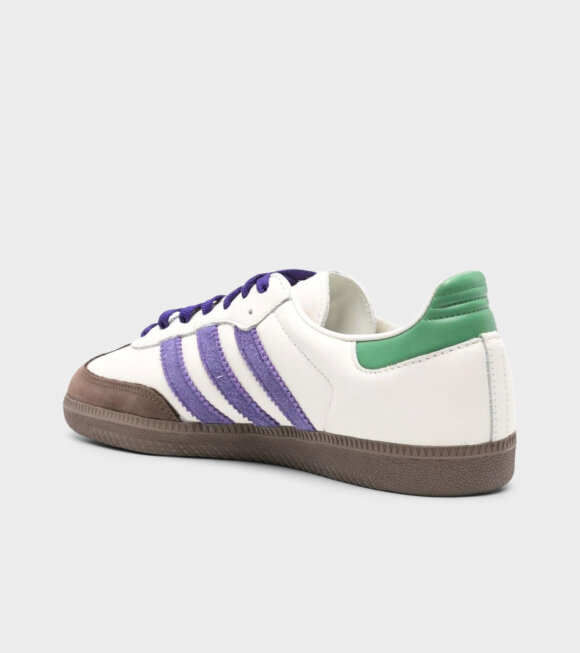 Adidas  - Samba OG W Off-white/Core Purple/Prologue Green