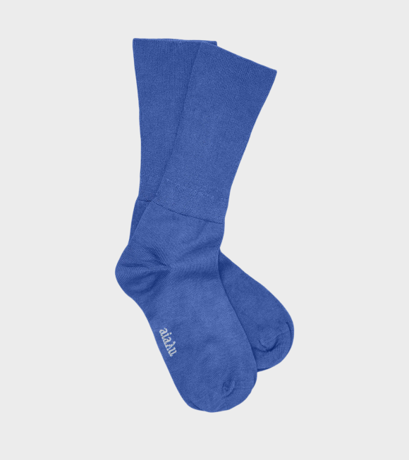 Aiayu - Silk Socks Blue 