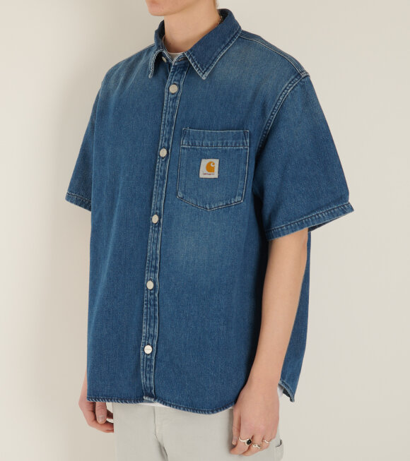 Carhartt WIP - S/S Ody Shirt Blue