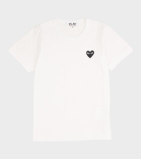 W Black Heart T-shirt White