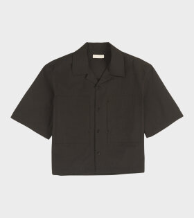 Pocket Half Shirt Black