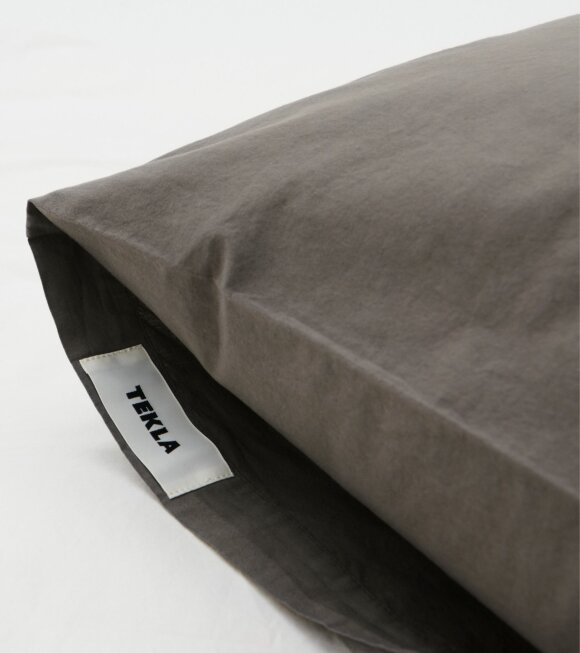 Tekla - Percale Pillow 60x63 Dark Taupe 