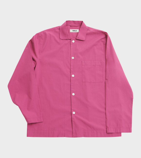 Tekla - Pyjamas Shirt Lingonberry