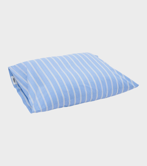 Tekla - Percale Pillow 60X63 Island Blue Stripes