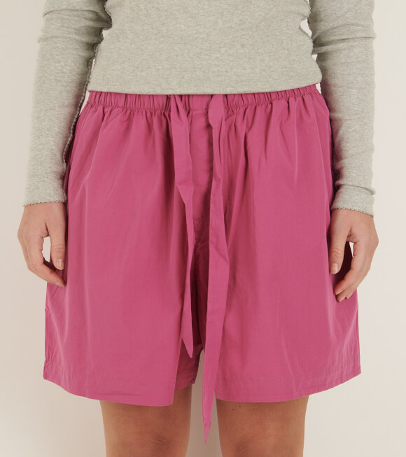 Tekla - Pyjamas Shorts Lingonberry