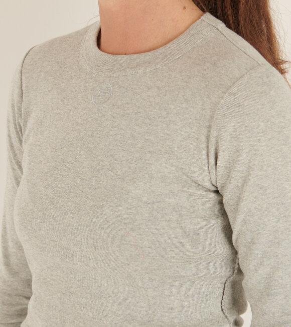 Saks Potts - Eloise Longsleeve T-shirt Grey Melange