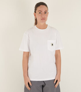 W S/S Pocket T-shirt White
