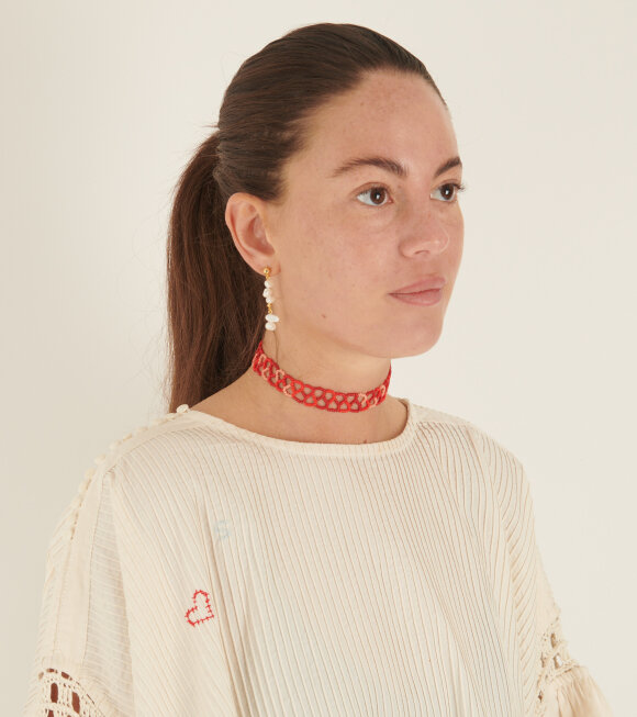 Anni Lu - Tattoo Choker Necklace Red 
