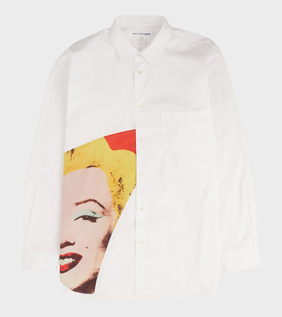 Comme des Garcons Shirt - Andy Warhol Shirt White 