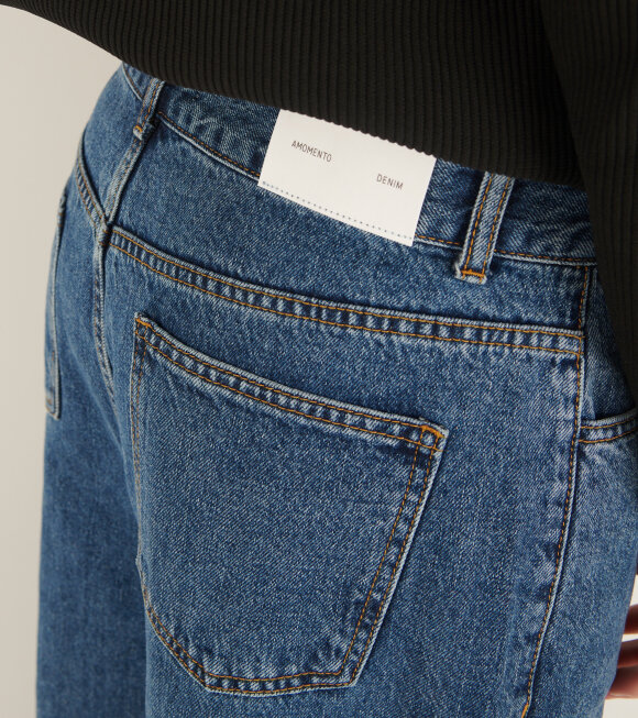 Amomento - Recycle Cotton Denim Jeans Mid Blue
