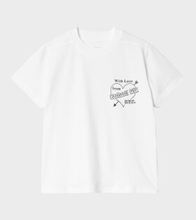 W S/S Delicacy T-shirt White/Black