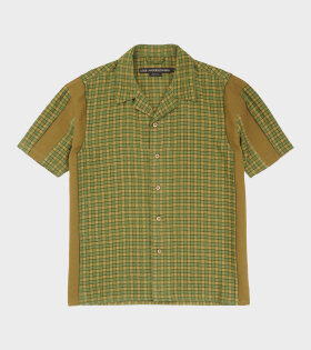 Aprol Check Panel Shirt Green