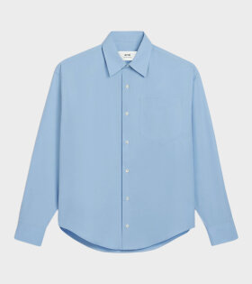 Boxy Fit Shirt Cashmere Blue