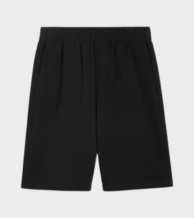 Elasticated Waist Bermuda Shorts Black