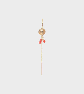Tica Earring Red Coral 