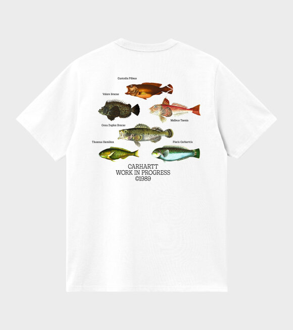 Carhartt WIP - S/S Fish T-shirt White